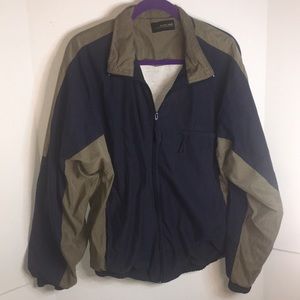 Mens XXL LIGHTWEIGHT JACKET WITH ZIPPERED MEDIA POCKETS FULL ZIP FRONT